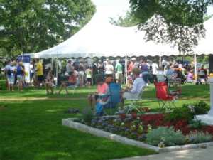 Tent for Arts Alive in Falmouth 2017